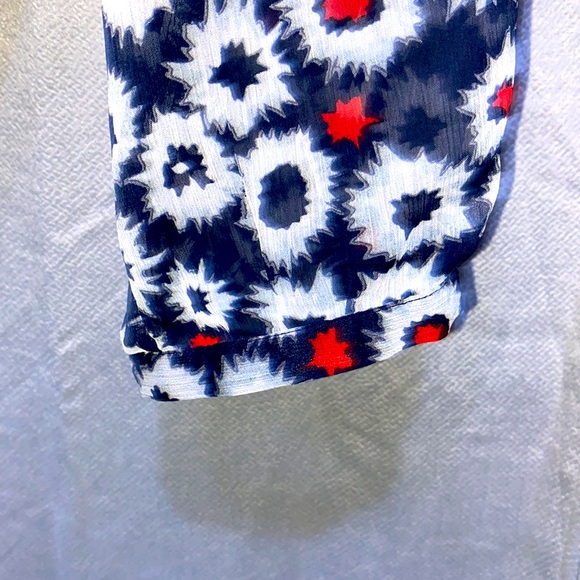 🌻 Christopher & Banks 3/4-sleeve Sheer Top - Picture 5 of 7